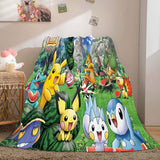 Load image into Gallery viewer, Pokemon Pikachu Flannel Fleece Blanket