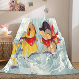 Load image into Gallery viewer, Cartoon Pokemon Pikachu Flannel Fleece Blanket Throw Nap Quilt Blanket