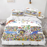 Load image into Gallery viewer, Cartoon Pokemon Pikachu Kids Bedding Set Quilt Duvet Cover Bed Sets