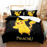 Charger l&#39;image dans la visionneuse de la galerie, Dessin animé Pokemon Pikachu UK Parure de lit Housse de couette Ensembles de lit