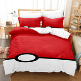 Charger l&#39;image dans la visionneuse de la galerie, Dessin animé Pokemon Pikachu UK Parure de lit Housse de couette Ensembles de lit