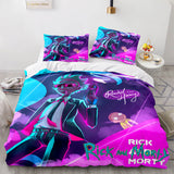 Load image into Gallery viewer, Cartoon Rick and Morty Cosplay Bedding Set Duvet Cover