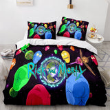 Load image into Gallery viewer, Cartoon Rick and Morty Cosplay Bedding Set Duvet Cover