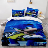 Load image into Gallery viewer, Cartoon Sonic The Hedgehog Bedding Set Duvet Cover