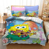 Charger l&#39;image dans la visionneuse de la galerie, Parure de lit SpongeBob SquarePants avec housse de couette