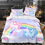 Load image into Gallery viewer, Cartoon Unicorn Bedding Set Quilt Duvet Cover Bedding Sets Kids Gift