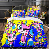 Charger l&#39;image dans la visionneuse de la galerie, Cartoon Unikitty Ensemble de literie Quilt Housse de couette Ensembles de literie pour enfants