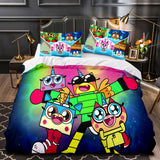 Charger l&#39;image dans la visionneuse de la galerie, Cartoon Unikitty Ensemble de literie Quilt Housse de couette Ensembles de literie pour enfants