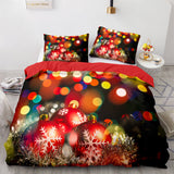 Load image into Gallery viewer, Merry Christmas Pattern Bedding Set Quilt Cover Without Filler