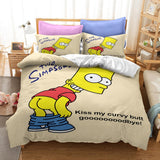 Load image into Gallery viewer, Comedy The Simpsons Bedding Sets Pattern Quilt Cover Without Filler