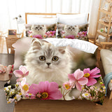 Load image into Gallery viewer, Cute Animal Pet Cats Bedding Set Quilt Duvet Cover