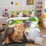 Load image into Gallery viewer, Cute Animal Pet Cats Bedding Set Quilt Duvet Cover