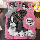 Load image into Gallery viewer, Cute Dog Cartoon Pug Bedding Set Quilt Duvet Covers