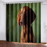 Load image into Gallery viewer, Cute Dogs Curtains Blackout Window Treatments Drapes for Room Decoration