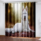 Load image into Gallery viewer, Cute Dogs Curtains Blackout Window Treatments Drapes for Room Decoration