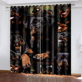 Load image into Gallery viewer, Cute Dogs Curtains Blackout Window Treatments Drapes for Room Decoration