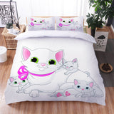 Load image into Gallery viewer, Cute Pet Cat Bedding Set Quilt Duvet Cover