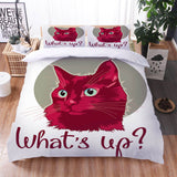 Load image into Gallery viewer, Cute Pet Cat Bedding Set Quilt Duvet Cover