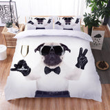 Load image into Gallery viewer, Cute Pet Dog Puppy Bedding Set Quilt Duvet Cover