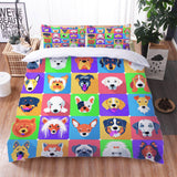 Load image into Gallery viewer, Cute Pet Dog Puppy Bedding Set Quilt Duvet Cover