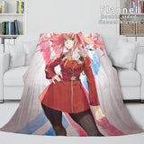 Load image into Gallery viewer, DARLING in the FRANXX Cosplay Flannel Fleece Blanket Wrap Nap Quilt