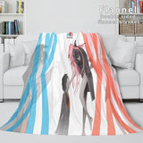 Load image into Gallery viewer, DARLING in the FRANXX Cosplay Flannel Fleece Blanket Wrap Nap Quilt