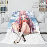 Load image into Gallery viewer, DARLING in the FRANXX Cosplay Flannel Fleece Blanket Wrap Nap Quilt