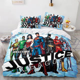 Load image into Gallery viewer, DC Justice League Bedding Set Throw Quilt Duvet Cover Bedding Sets