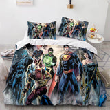 Load image into Gallery viewer, DC Justice League Bedding Set Throw Quilt Duvet Cover Bedding Sets