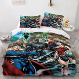 Load image into Gallery viewer, DC Justice League Bedding Set Throw Quilt Duvet Cover Bedding Sets