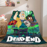 Load image into Gallery viewer, Dead End Paranormal Park Blanket Pattern Flannel Throw Room Decoration