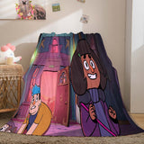 Load image into Gallery viewer, Dead End Paranormal Park Blanket Pattern Flannel Throw Room Decoration