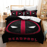 Load image into Gallery viewer, Deadpool Pattern Cosplay Bedding Set Quilt Quilt Cover