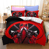 Load image into Gallery viewer, Deadpool Pattern Cosplay Bedding Set Quilt Quilt Cover