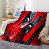 Load image into Gallery viewer, Deadpool Pattern Blanket Flannel Throw Room Decoration