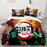 Load image into Gallery viewer, Demon Slayer Bedding Set Without Filler