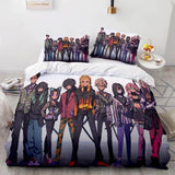 Load image into Gallery viewer, Demon Slayer Pattern Bedding Set Cosplay Quilt Cover