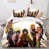 Load image into Gallery viewer, Demon Slayer Pattern Bedding Set Cosplay Quilt Cover