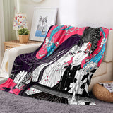 Load image into Gallery viewer, Demon Slayer Blanket Flannel Throw Room Decoration