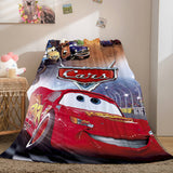 Load image into Gallery viewer, Disney Cars 2 Flannel Fleece Blanket Throw Cosplay Quily Wrap Blanket