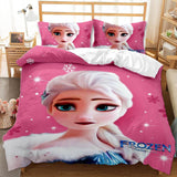 Charger l&#39;image dans la visionneuse de la galerie, Parure de lit Disney Frozen 2 Cosplay avec housse de couette et draps de lit.