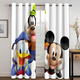 Load image into Gallery viewer, Disney Mickey Mouse Curtains Cosplay Blackout Window Treatments Drapes