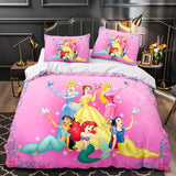 Load image into Gallery viewer, Disney Princess Snow White Cinderella Belle Bedding Set Duvet Cover