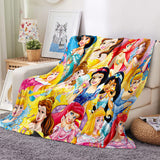 Load image into Gallery viewer, Disney Princess Blanket Flannel Fleece Throw Blanket Room Decoration