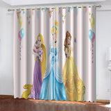 Load image into Gallery viewer, Disney Princess Curtains Cosplay Blackout Window Drapes Room Decoration