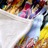 Load image into Gallery viewer, Disney Princess Snow White Blanket Flannel Throw Room Decoration