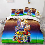 Charger l&#39;image dans la visionneuse de la galerie, Dragon Ball Cosplay UK ensemble de literie couette housse de couette ensembles de draps de lit