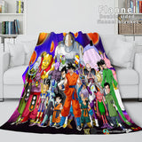 Charger l&#39;image dans la visionneuse de la galerie, Dragon Ball Soft Flannel Fleece Blanket Throw Cosplay Quilt Blanket