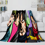 Charger l&#39;image dans la visionneuse de la galerie, Dragon Ball Soft Flannel Fleece Blanket Throw Cosplay Quilt Blanket