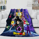 Load image into Gallery viewer, Dragon Ball Cosplay Flannel Fleece Blanket Throw Quilt Wrap Nap Blanket